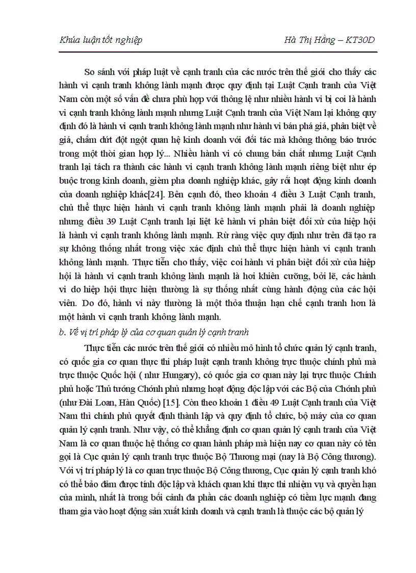 image for page Pháp luật chống cạnh tranh không lành mạnh ở Việt Nam Một số vấn đề lý luận và thực tiễn 1