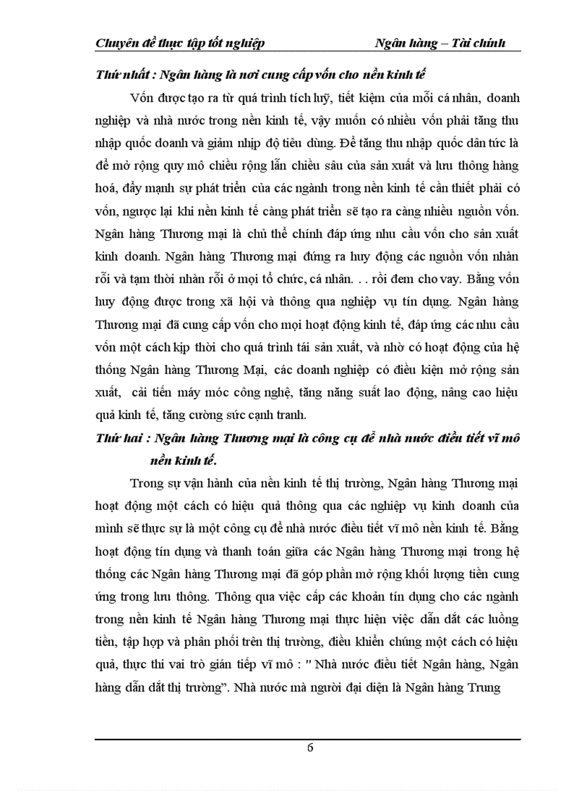 image for page Mở rộng và phát triển các hoạt động dịch vụ tại Ngân hàng Công thương khu vực II Hai Bà Trưng 1