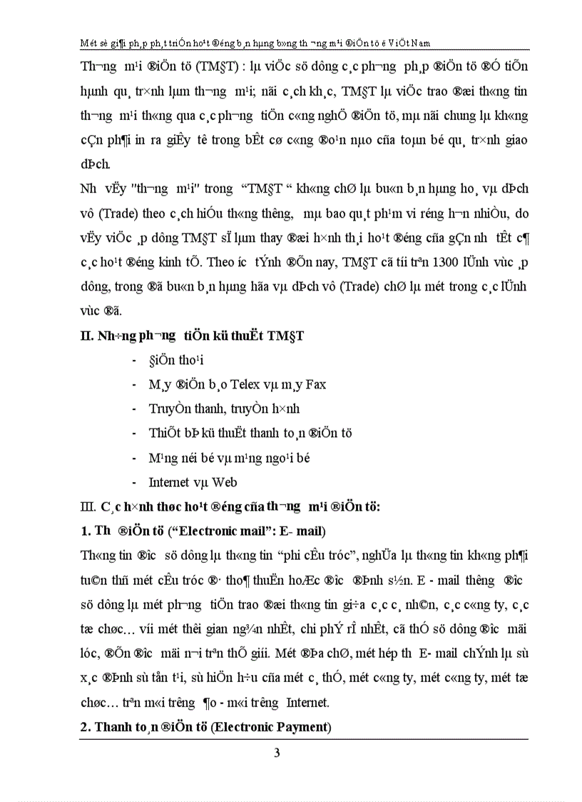 image for page Một số giảI pháp phát triển hoạt động bán hàng bằng hình thức thương mại điện tử ở Việt Nam 1