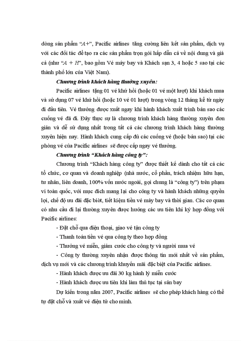 image for page Nâng cao sức cạnh tranh của Pacific airlines trong vận tải hàng không