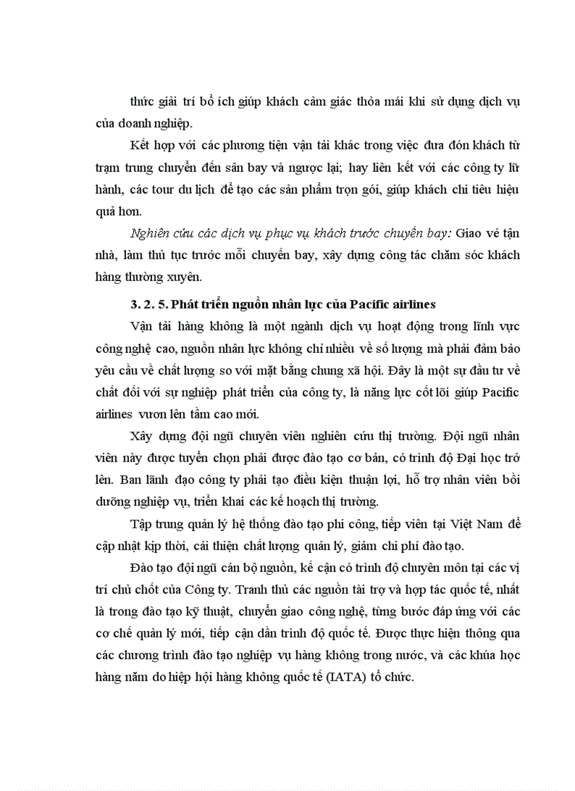 image for page Nâng cao sức cạnh tranh của Pacific airlines trong vận tải hàng không