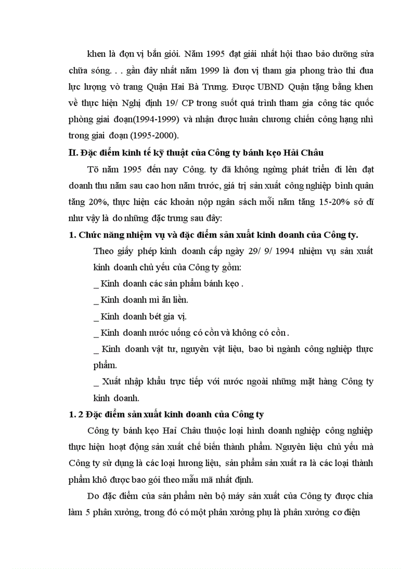 image for page Kết quả hoạt động Sản Xuất Kinh Doanh và hoạt động Marketing của Công ty bánh kẹo Hải Châu