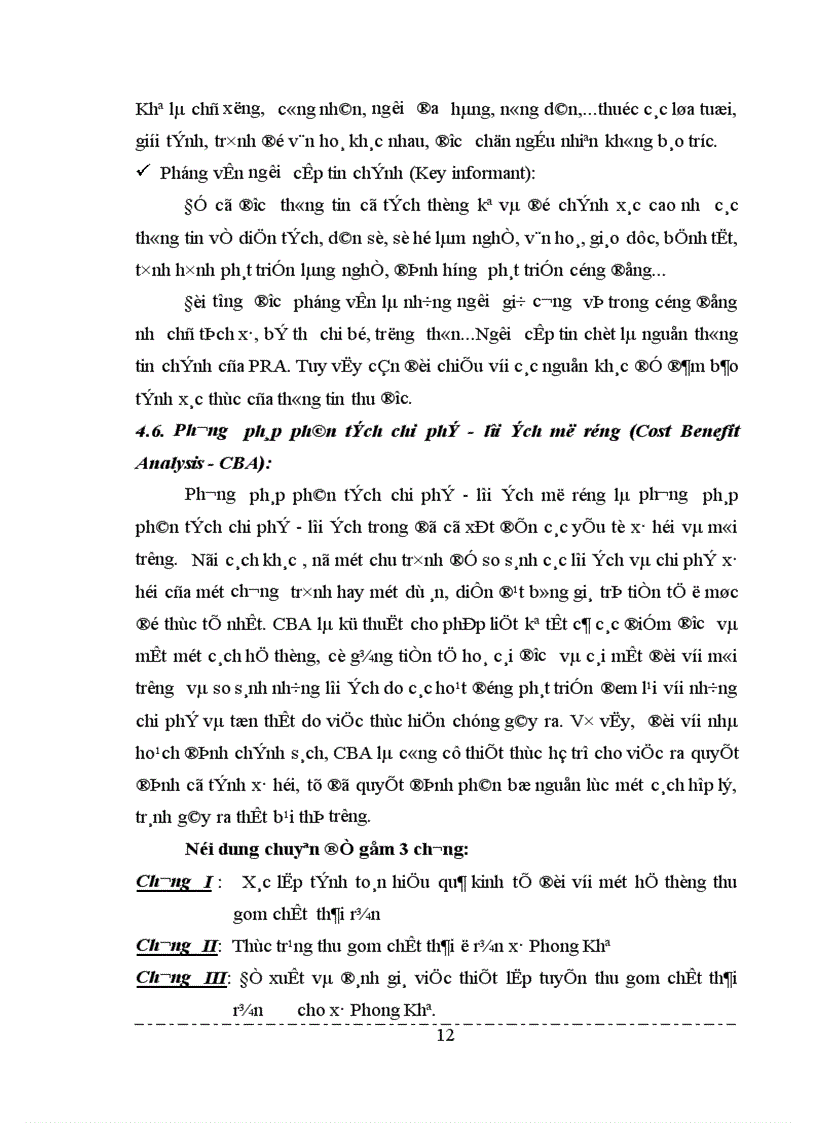 image for page Bước đầu tính toán hiệu quả kinh tế của việc thiết lập hệ thống thu gom chất thải rắn làng giấy Phong Khê huyện Yên Phong tỉnh Bắc Ninh 1