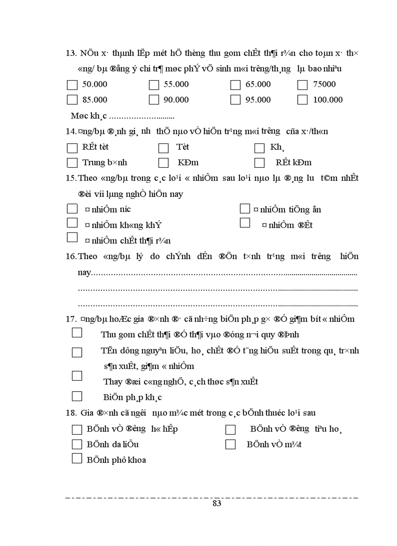 image for page Bước đầu tính toán hiệu quả kinh tế của việc thiết lập hệ thống thu gom chất thải rắn làng giấy Phong Khê huyện Yên Phong tỉnh Bắc Ninh 1