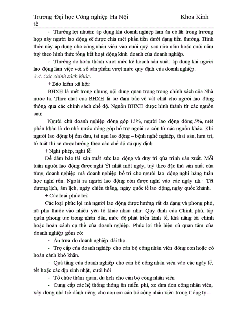 image for page Báo cáo tổng hợp về công tác tổ chức quản lý và kế hoạch của công ty TNHH Huy Phong