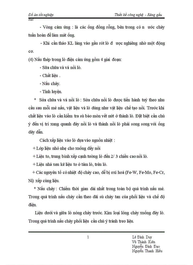 image for page Thiết kế công nghệ Răng gầu xúc