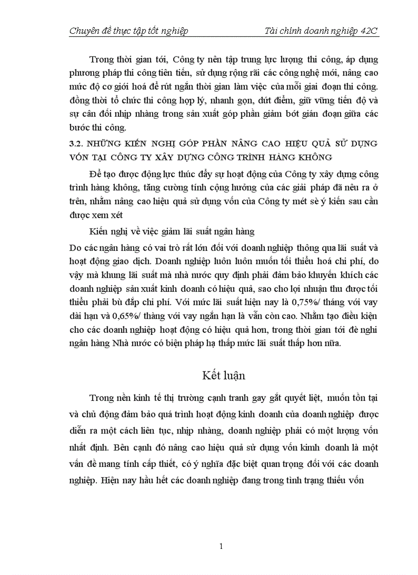 image for page Thực trạng sử dụng vốn tại Công ty xây dựng công trình hàng không ACC 1