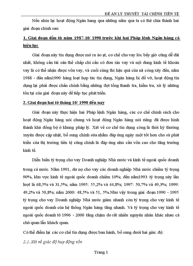 image for page Thực trạng và giải pháp nâng cao hiệu quả hoạt động tín dụng của ngân hàng thương mại đối với các doanh nghiệp ngoài quốc doanh 1