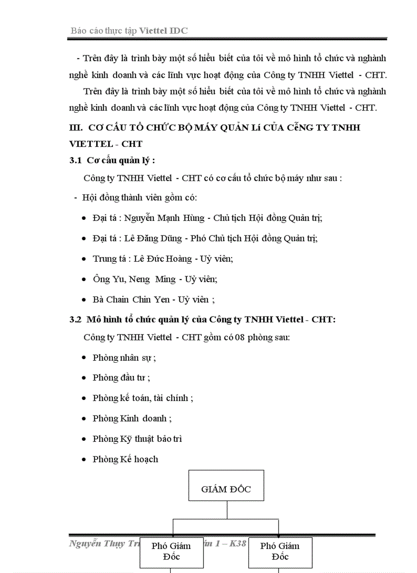 image for page Cơ cấu tổ chức bộ máy kế toán tại Công ty TNHH Viettel CHT