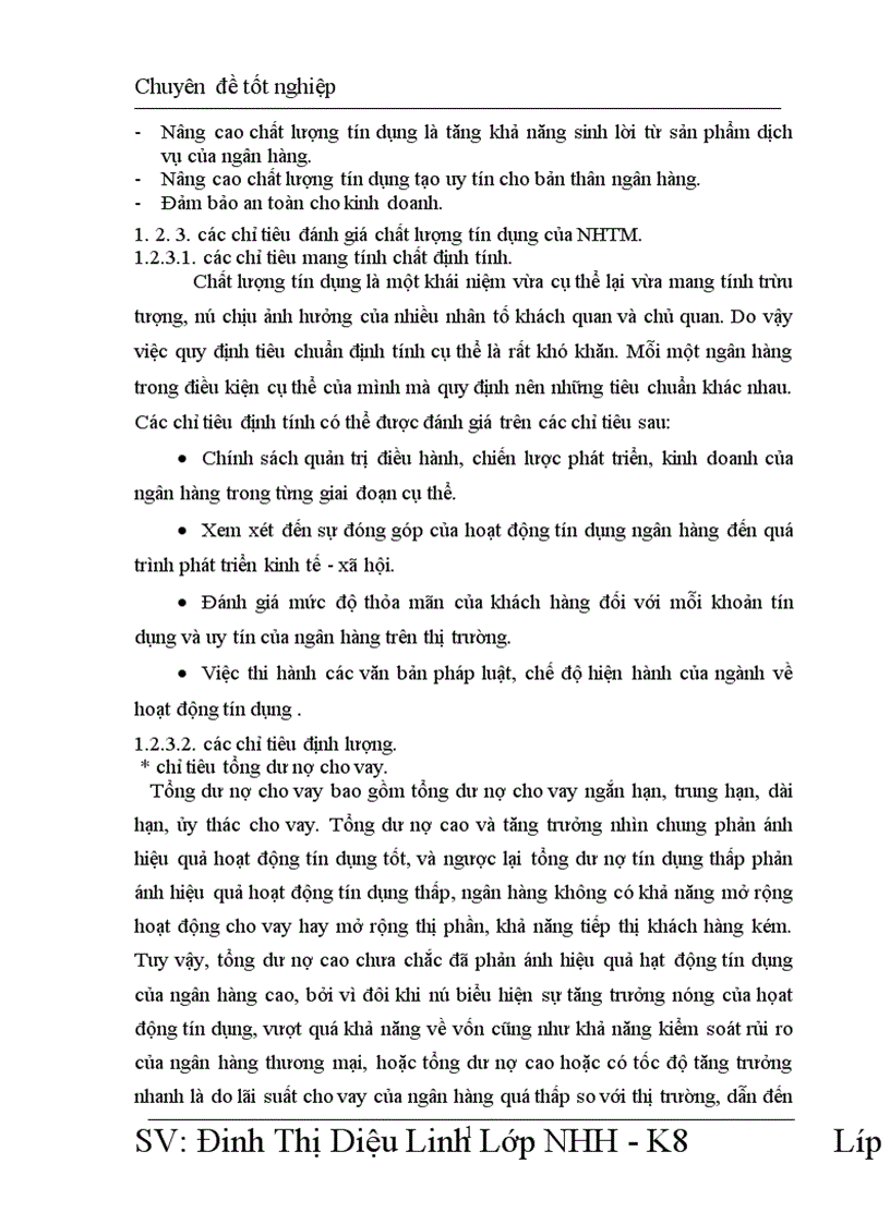 image for page Nâng cao chất lượng tín dụng tại chi nhánh ngân hàng Hàng Hải Đống Đa 1