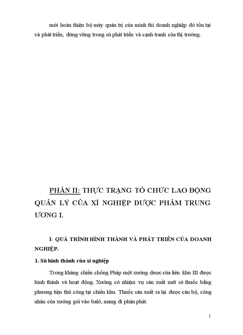 image for page thực trạng tổ chức lao động quản lý của xí nghiệp dược phẩm trung ương I 1