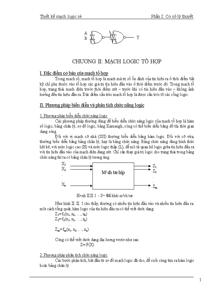 image for page Thiết kế mạch logic số 1