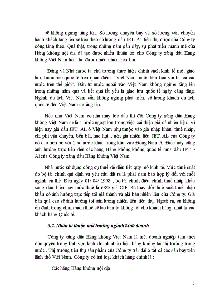 image for page Báo cáo thực tập tổng hợp tại Công ty xăng dầu hàng không việt nam