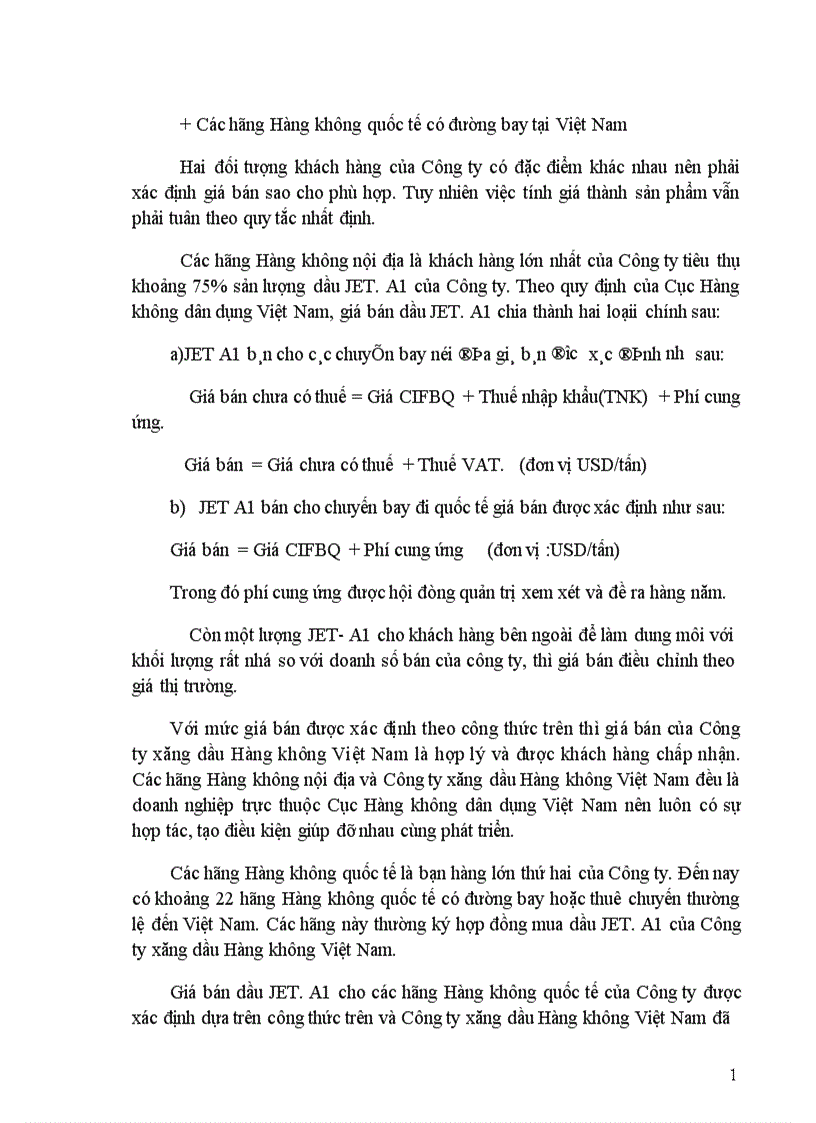 image for page Báo cáo thực tập tổng hợp tại Công ty xăng dầu hàng không việt nam