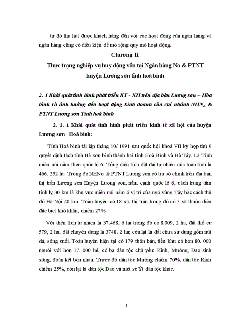image for page Giải pháp mở rộng huy động vốn tại chi nhánh NHNo PTNT huyện Lương sơn Tỉnh Hòa Bình 1