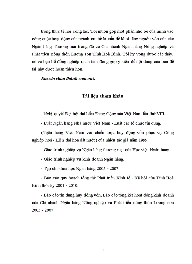 image for page Giải pháp mở rộng huy động vốn tại chi nhánh NHNo PTNT huyện Lương sơn Tỉnh Hòa Bình 1