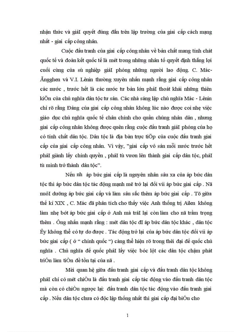 image for page Vấn đề giai cấp và dân tộc trong thời đại ngày nay