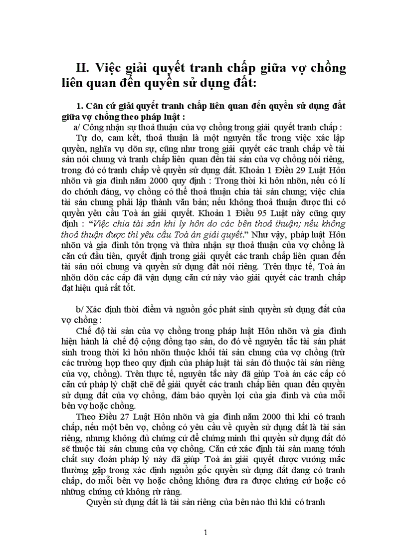image for page Quyền sử dụng đất của vợ chồng và việc giải quyết các tranh chấp giữa vợ chồng liên quan đến quyền sử dụng đất