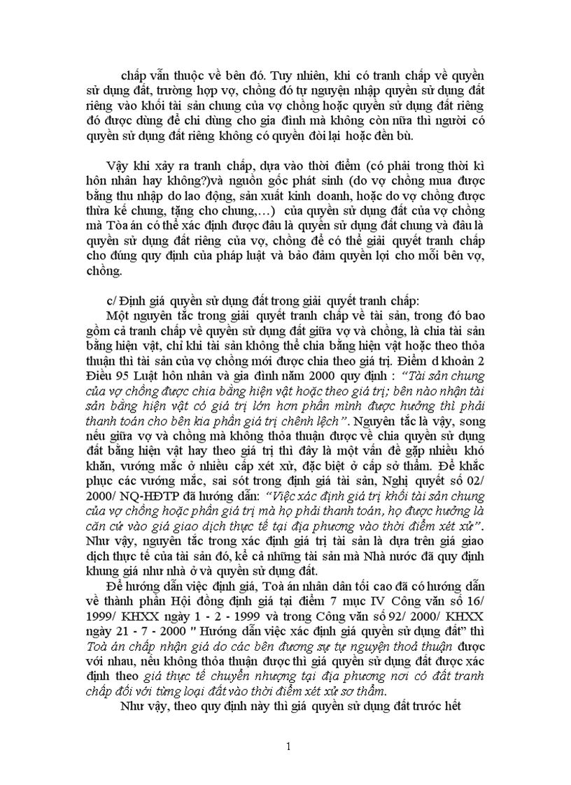 image for page Quyền sử dụng đất của vợ chồng và việc giải quyết các tranh chấp giữa vợ chồng liên quan đến quyền sử dụng đất
