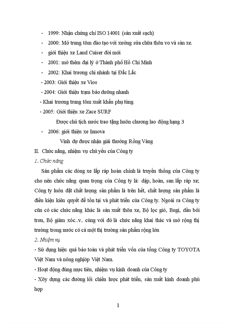 image for page Phân tích kết quả kinh doanh của Công ty và công tác quản trị của Công ty TOYOTA Việt Nam