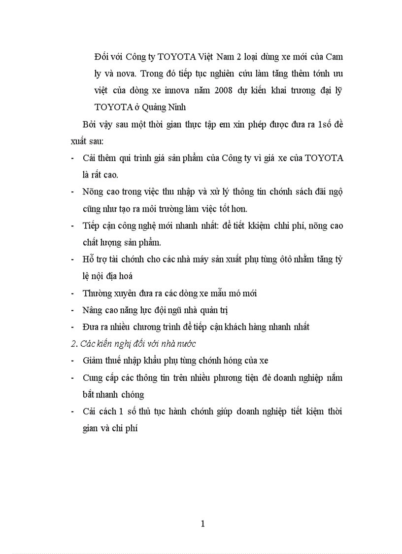 image for page Phân tích kết quả kinh doanh của Công ty và công tác quản trị của Công ty TOYOTA Việt Nam