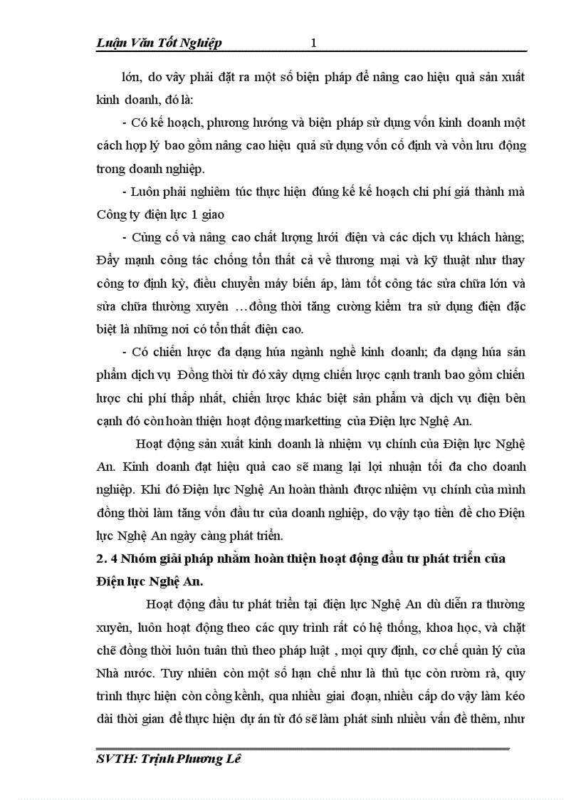 image for page Những giải pháp nâng cao hiệu quả đầu tư phát triển của Điện lực Nghệ An