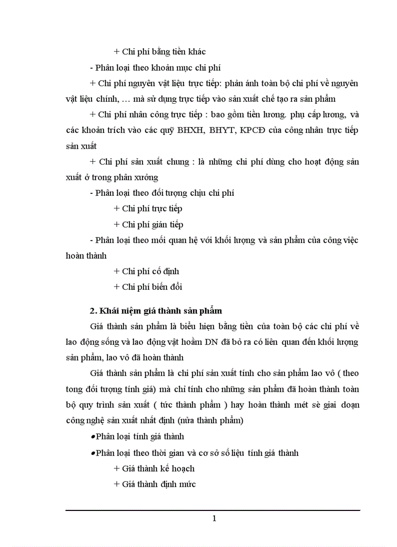 image for page Quản lý chi phí và tính giá thành sản phẩm tại DNTN Hoàng Nga 1