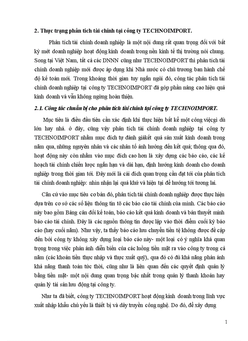 image for page Giải pháp hoàn thiện hoạt động Phân tích tài chính doanh nghiệp tại công ty XNK thiết bị toàn bộ và kỹ thuật Bộ thương mại 1