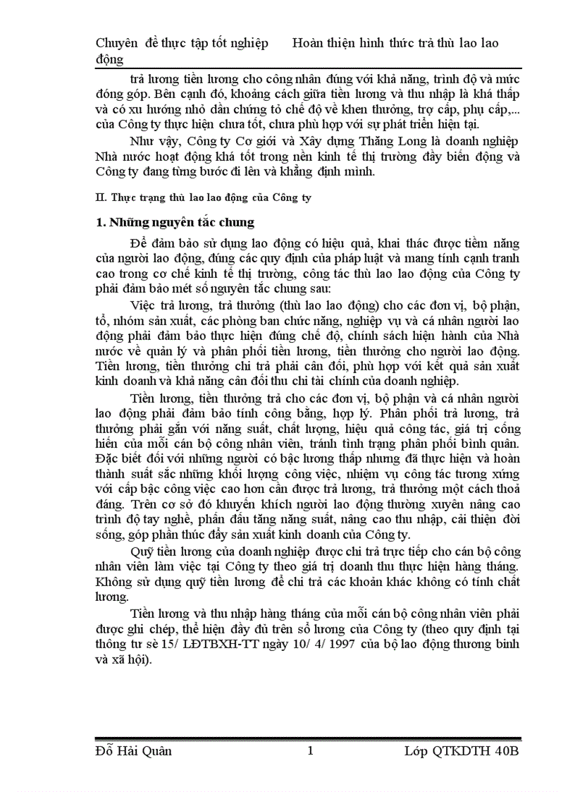 image for page Một số biện pháp hoàn thiện công tác thù lao lao động nhằm tăng năng suất lao động ở Công ty Cơ giới và Xây dựng Thăng Long