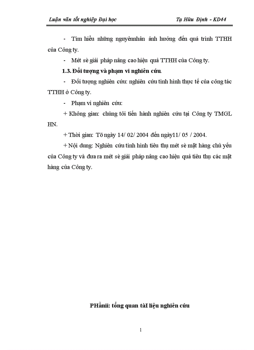 image for page Một số giải pháp nâng cao hiệu quả TTHH ở Công ty Thương Mại Gia Lâm Hà Nội 1