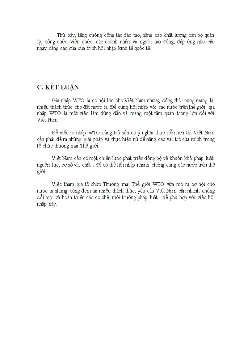 image for page Nâng cao hiệu quả của việc gia nhập WTO đối với Việt Nam
