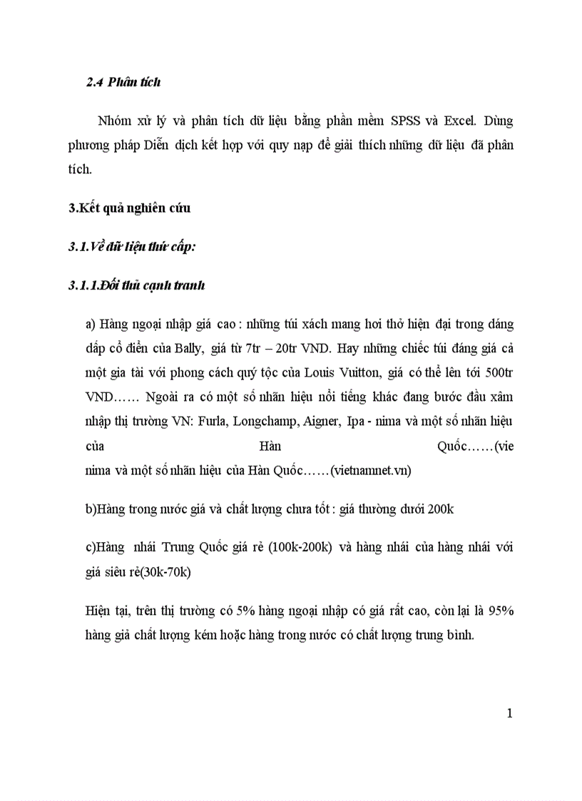 image for page Phát triển dòng sản phẩm túi xách Việt cao cấp dành cho nữ giới