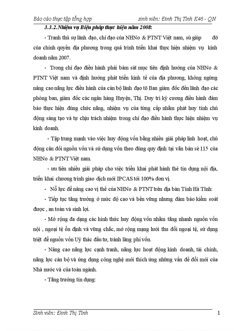 image for page Báo cáo thực tập tại NHNo PTNT tỉnh Hà Tĩnh