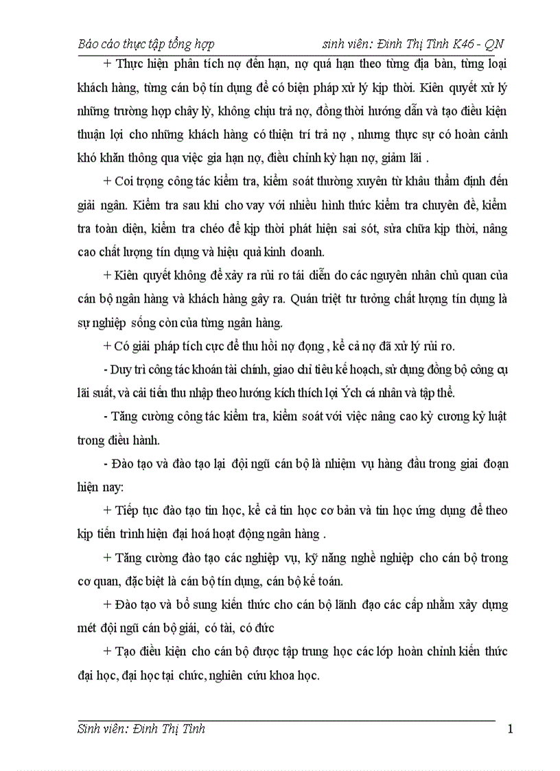 image for page Báo cáo thực tập tại NHNo PTNT tỉnh Hà Tĩnh