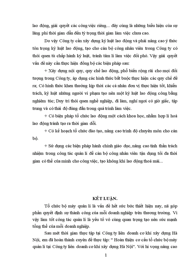 image for page Hoàn thiện cơ cấu tổ chức bộ máy quản lý tại Công ty liên doanh cơ khí xây dựng