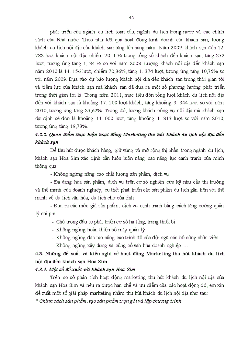 image for page Giải pháp marketing thu hút khách du lịch nội địa đến khách sạn Hoa Sim 1