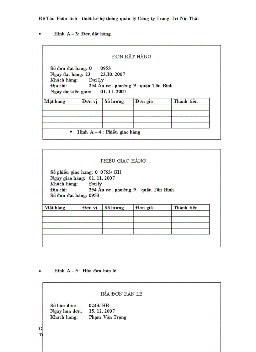 image for page Phân tích thiết kế hệ thống quản lý Công ty Trang Trí Nội Thất 1