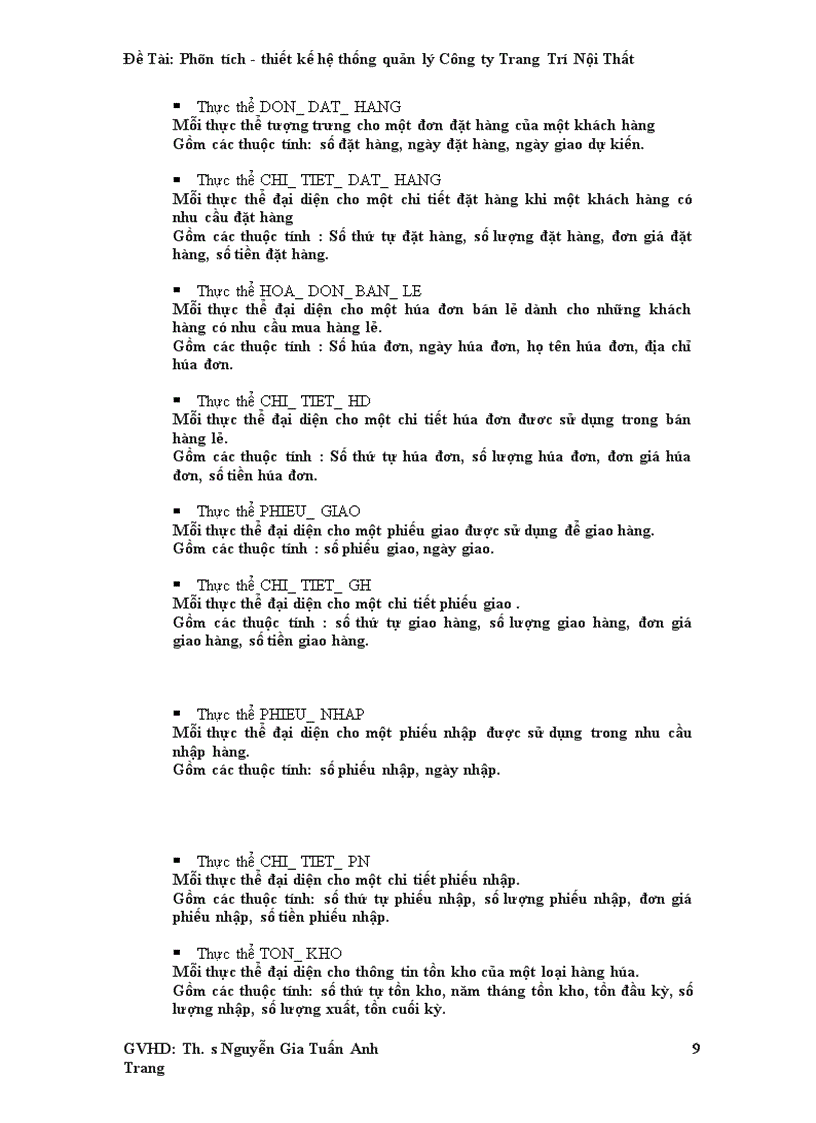 image for page Phân tích thiết kế hệ thống quản lý Công ty Trang Trí Nội Thất 1