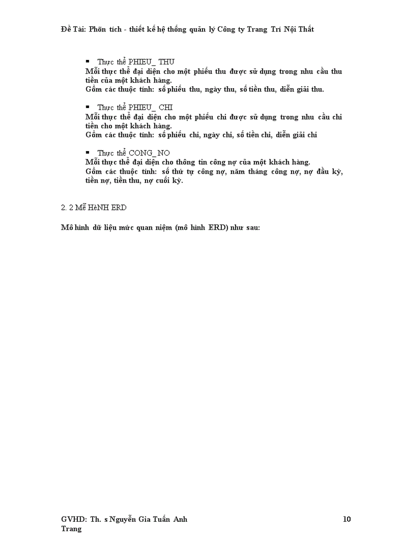 image for page Phân tích thiết kế hệ thống quản lý Công ty Trang Trí Nội Thất 1