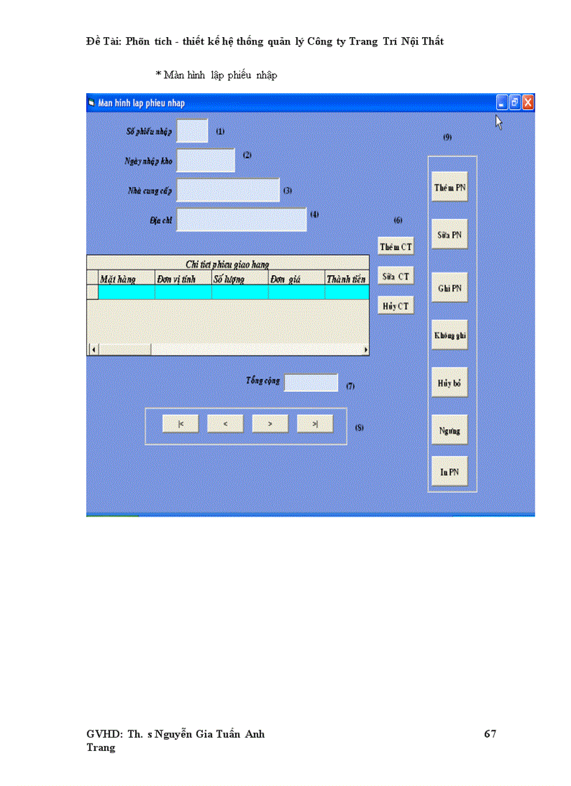 image for page Phân tích thiết kế hệ thống quản lý Công ty Trang Trí Nội Thất 1