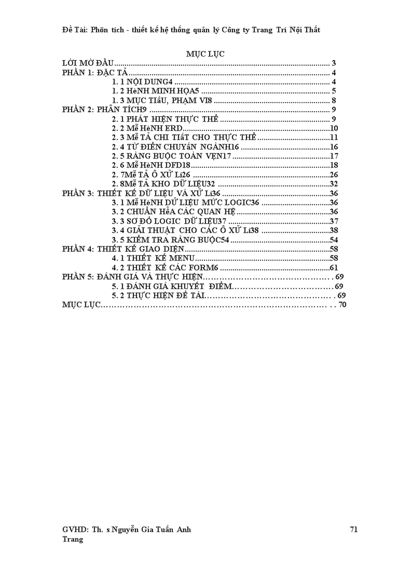image for page Phân tích thiết kế hệ thống quản lý Công ty Trang Trí Nội Thất 1