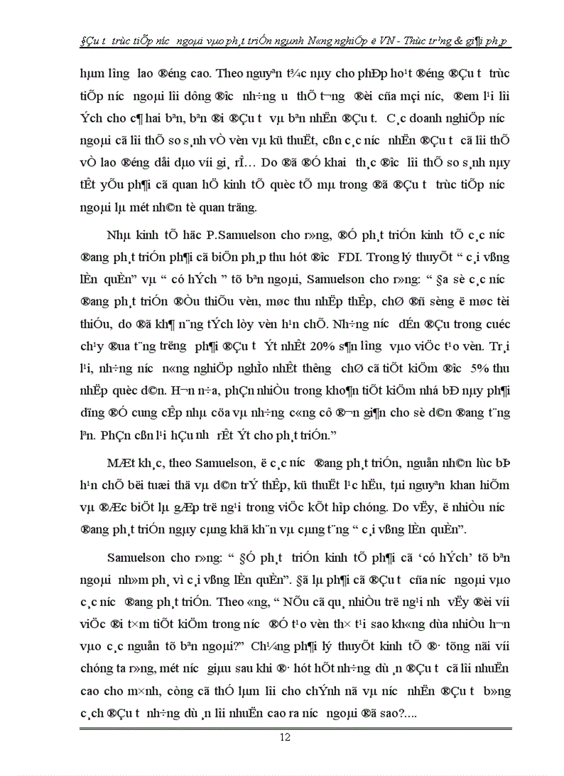 image for page Đầu tư trực tiếp nước ngoài phát triển nông nghiệp Việt Nam Thực trạng và giải pháp 1