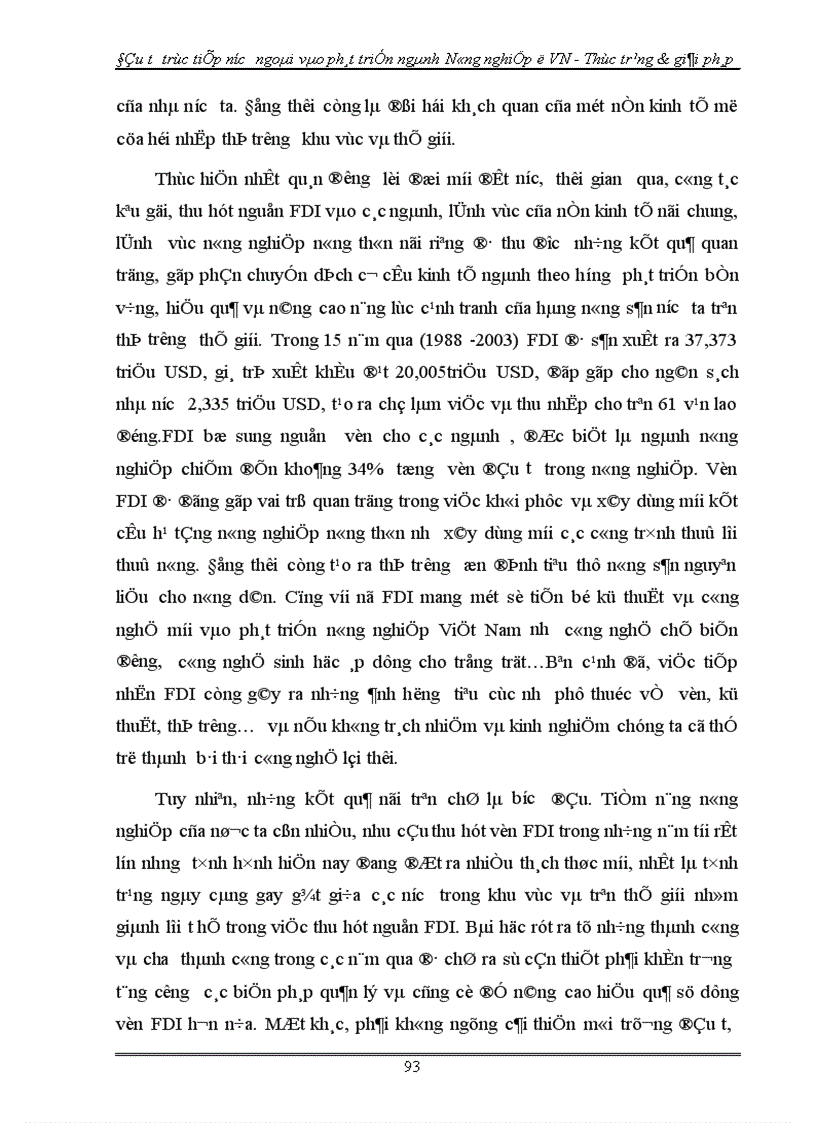 image for page Đầu tư trực tiếp nước ngoài phát triển nông nghiệp Việt Nam Thực trạng và giải pháp 1