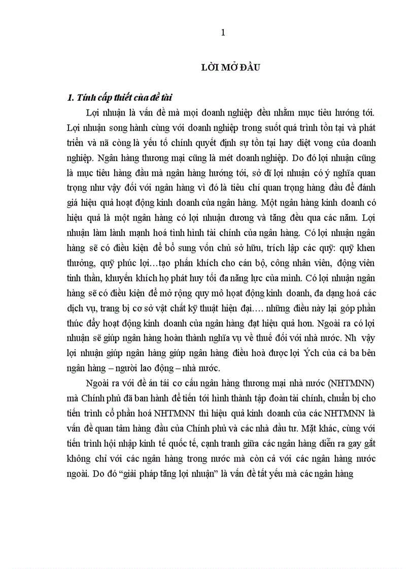image for page Một số giải pháp chủ yếu nhằm nâng cao lợi nhuận tại chi nhánh NHNo PTNT Tây Hà Nội