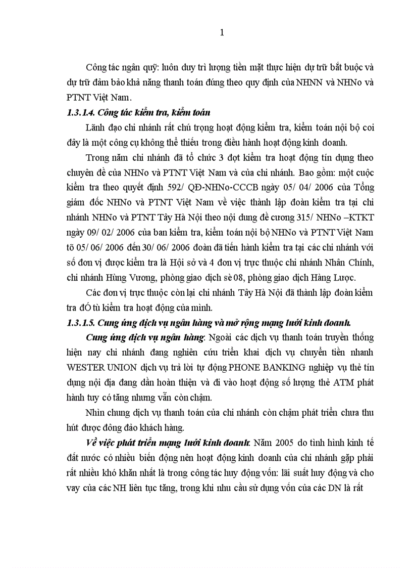 image for page Một số giải pháp chủ yếu nhằm nâng cao lợi nhuận tại chi nhánh NHNo PTNT Tây Hà Nội