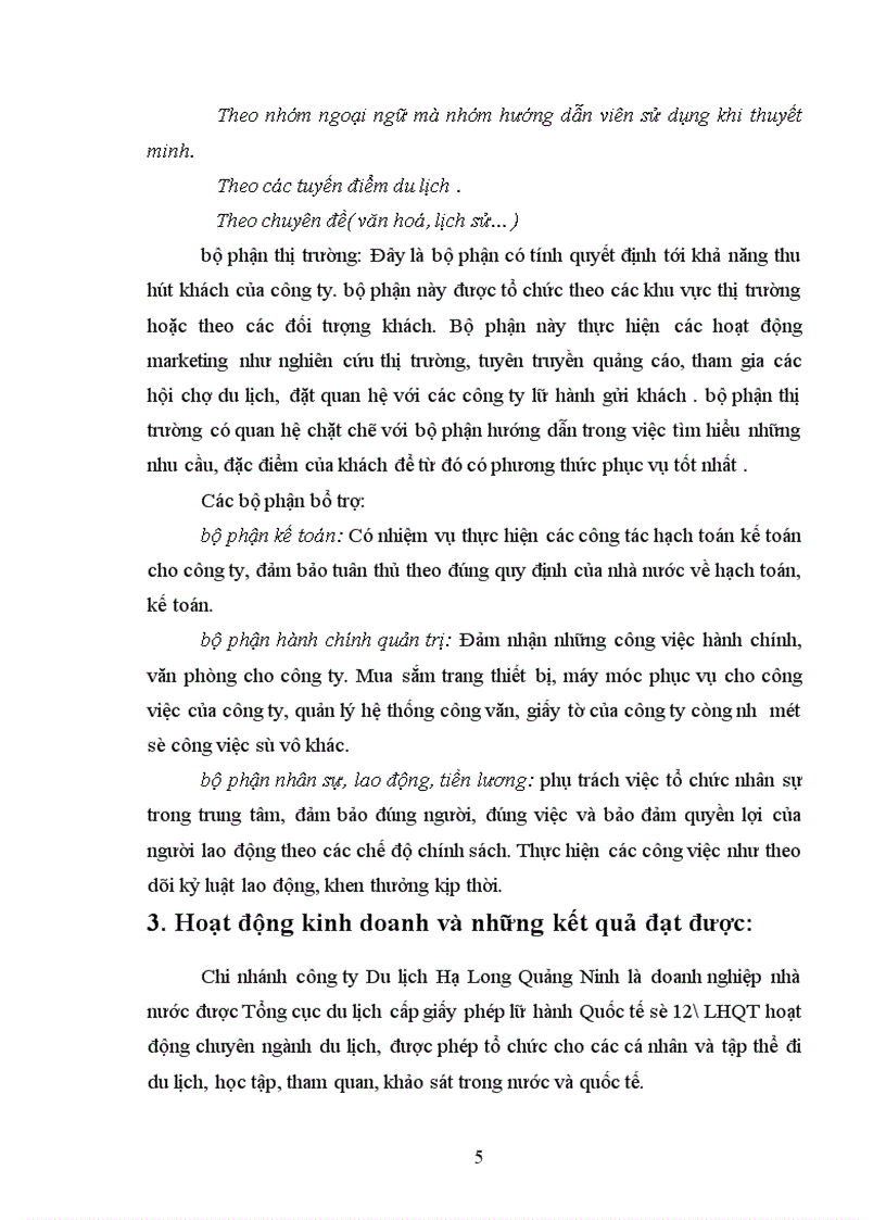 image for page Tổ chức hoạt động hướng dẫn du lịch tại Chi nhánh công ty Du lịch Hạ Long Quảng Ninh 1