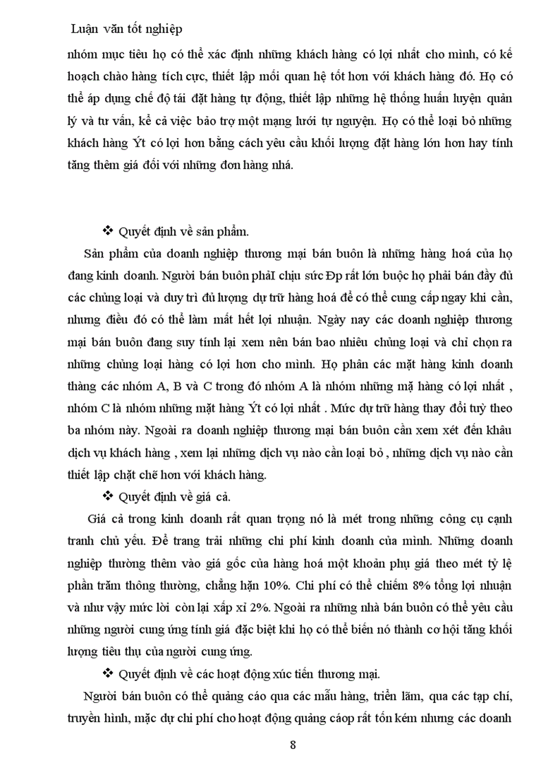 image for page Vai trò của hoạt động Marketing trong bán buôn ở doanh nghiệp thương mại