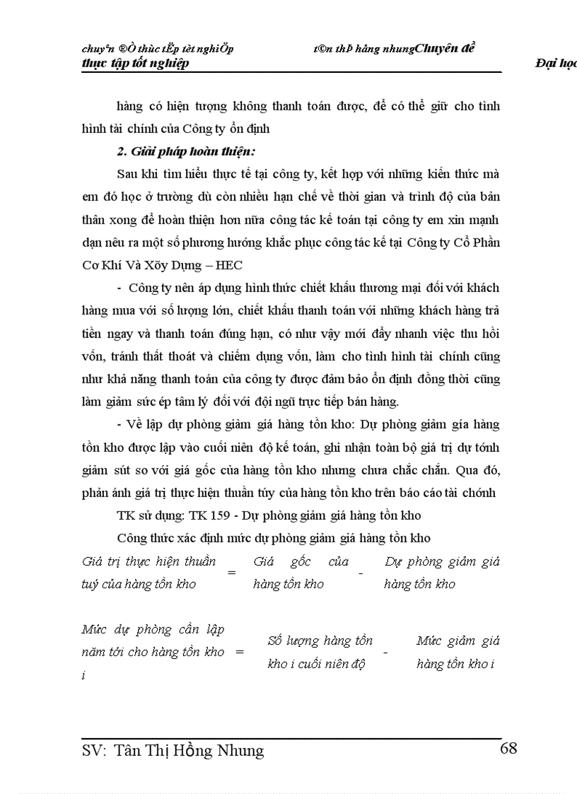 image for page Hoàn thiện kế toán bán hàng và xác định kết quả kinh doanh tại Công ty Cổ Phần Cơ Khí và Xây Dựng HEC 1