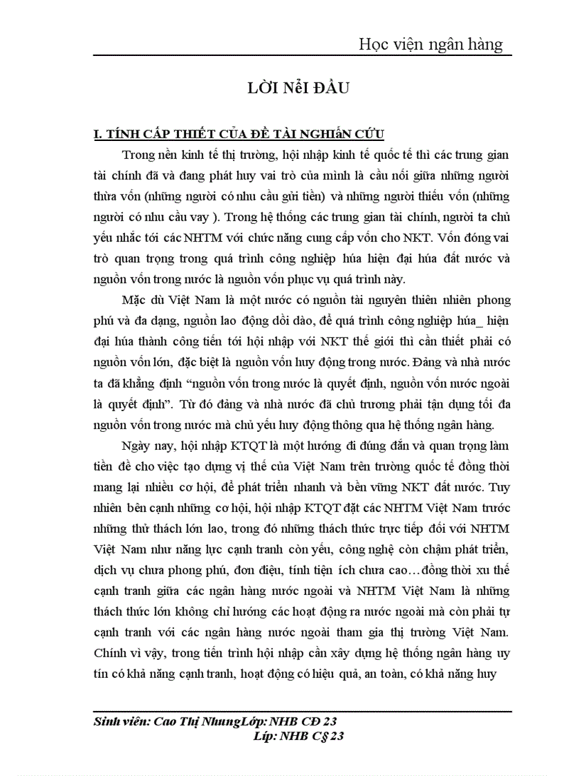 image for page giải pháp nâng cao hiệu quả huy động vốn tại chi nhánh NHNNo PTNT Tràng An 1