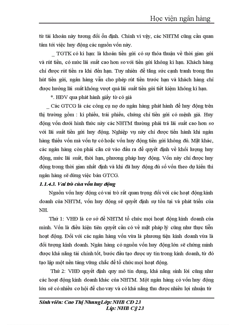 image for page giải pháp nâng cao hiệu quả huy động vốn tại chi nhánh NHNNo PTNT Tràng An 1